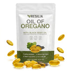 Resilia Softgels with Black Seed Oil – Premium Oregano Oil Capsules for Immune & Digestive Support