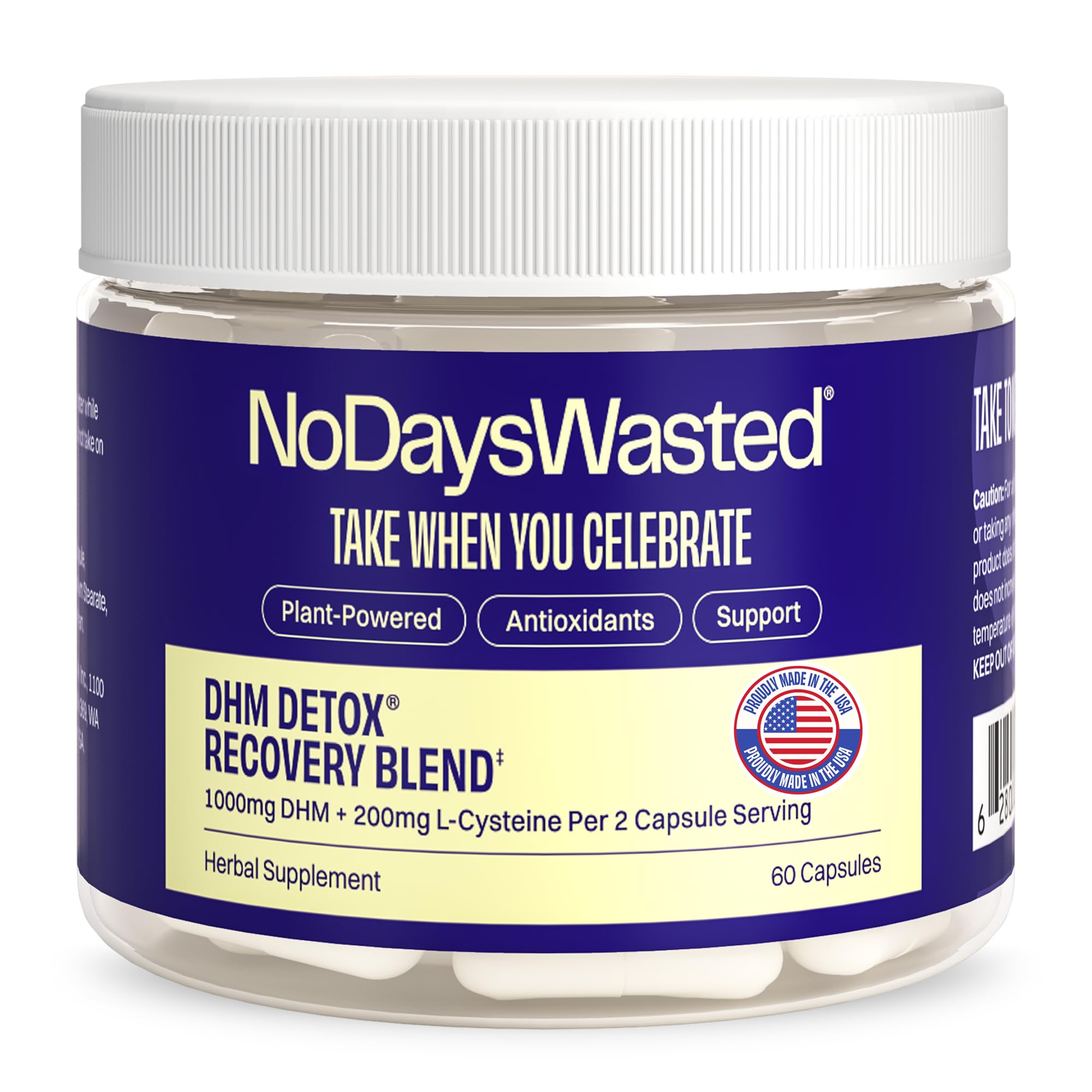 No Days Wasted DHM Detox Dietary Supplement