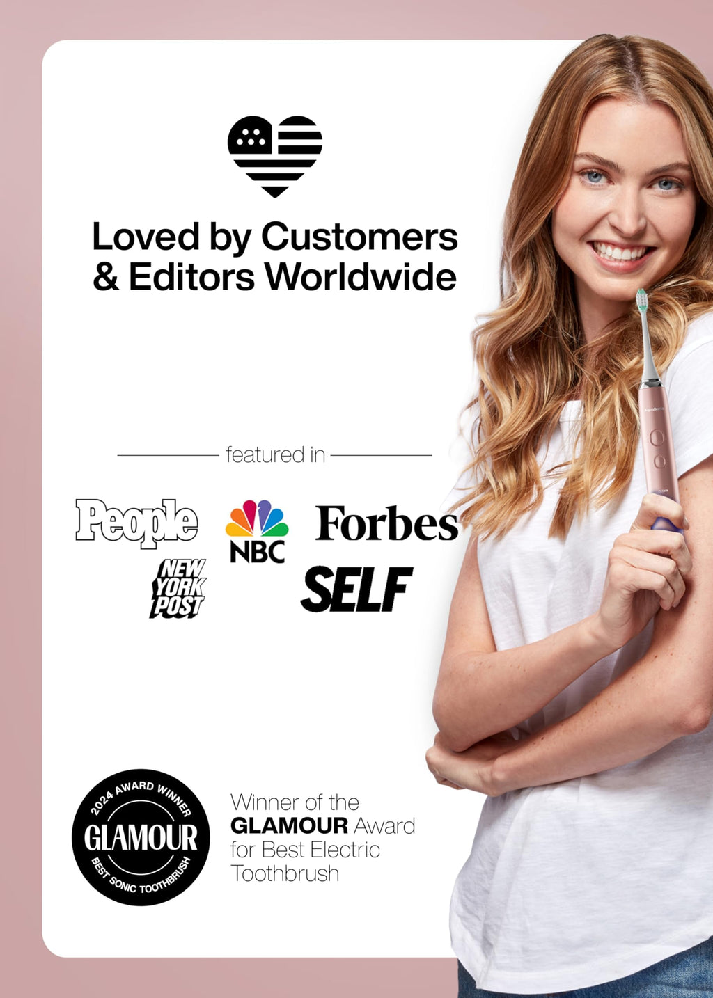 Aquasonic Electric Toothbrush – Vibe Series Ultra-Whitening

