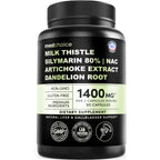 Milk Thistle Liver Support with NAC – Vegan Capsules


