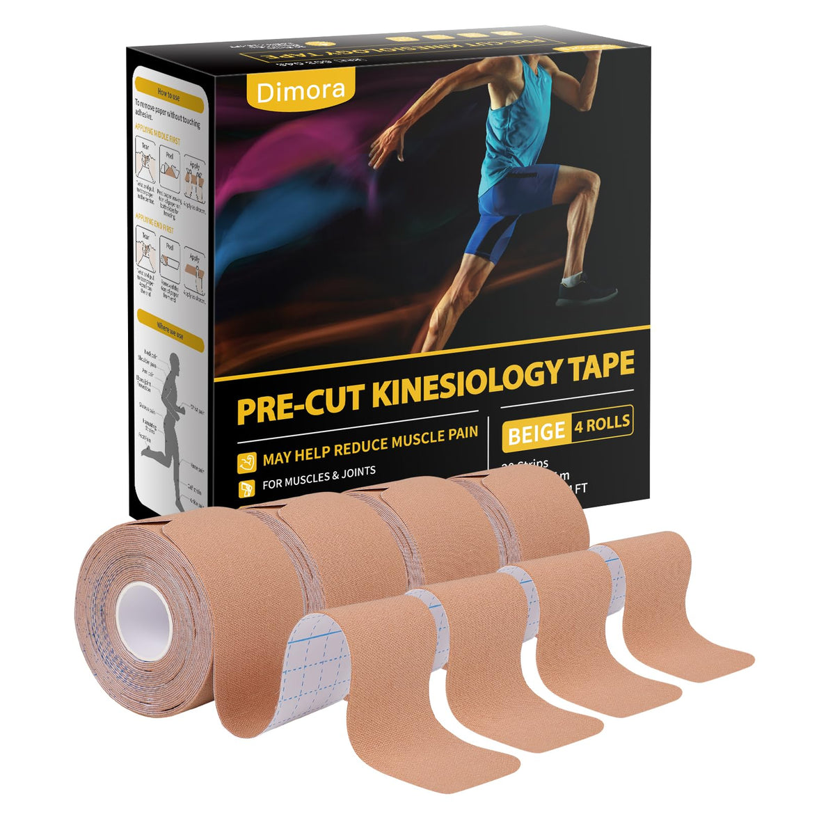 Dimora Kinesiology Tape Original Cotton Elastic