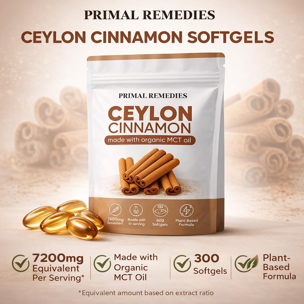 Primal Remedies Ceylon Cinnamon Capsules – Plant Based Wellness

