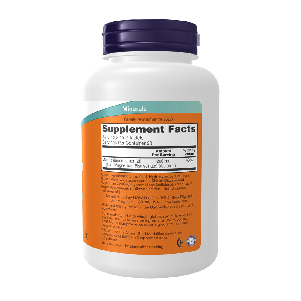 NOW Foods Magnesium Glycinate Supplement

