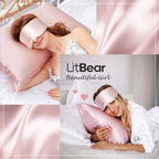 LitBear Silk Sleep Mask | 22 Momme Mulberry Silk

