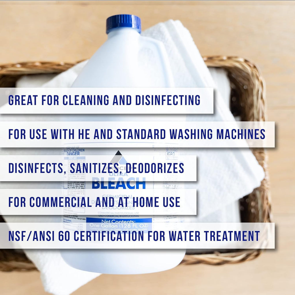Ultra Germicidal Liquid Bleach for Laundry & Sanitation

