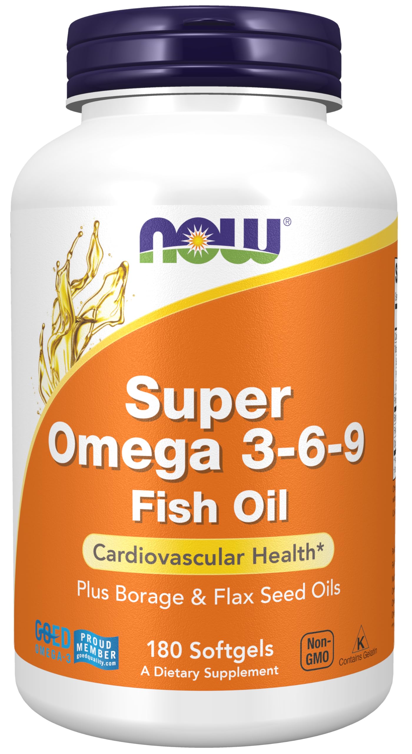 NOW Foods Super Omega 3-6-9 Softgels

