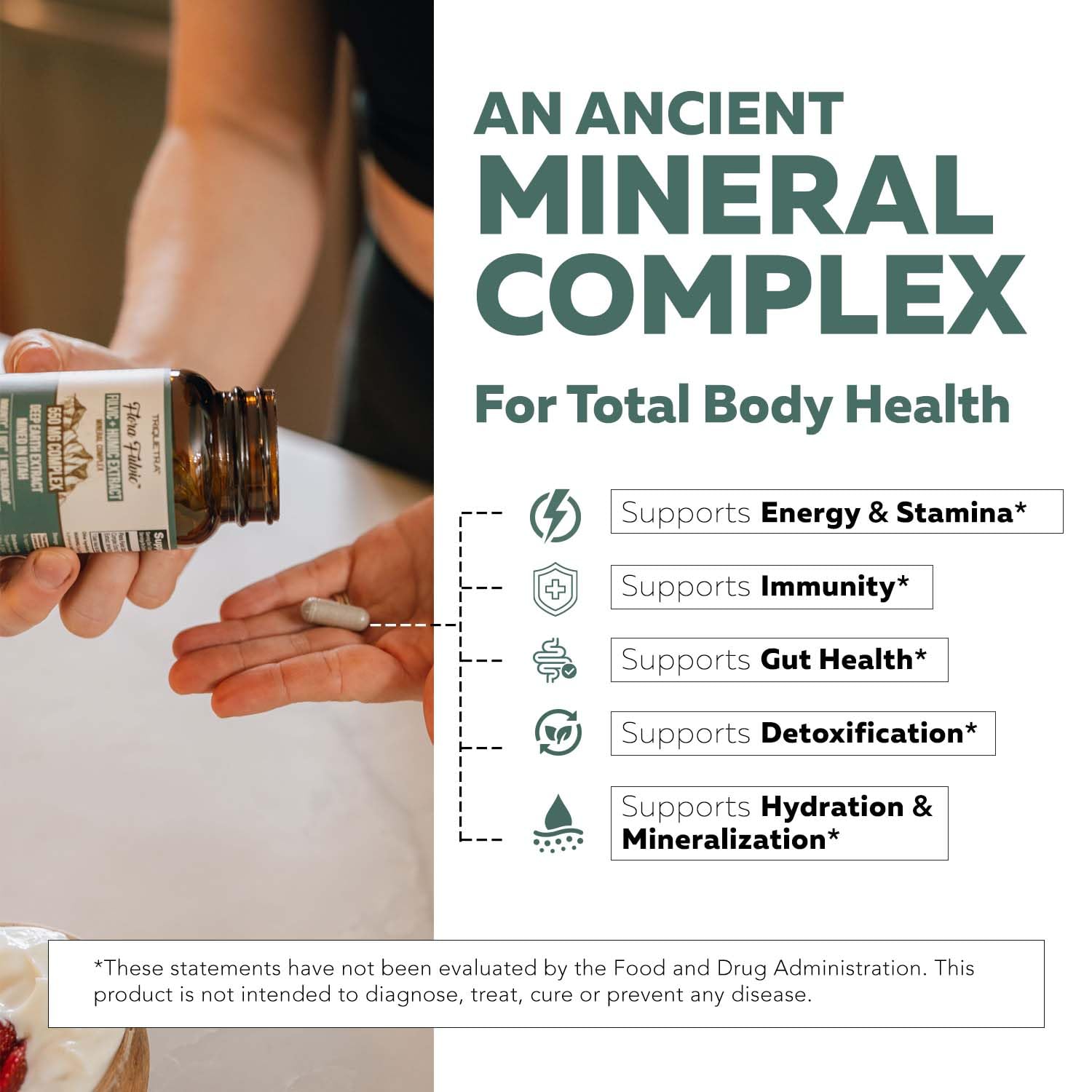 Flora Fulvic Acid + Humic Complex | Dietary Supplement

