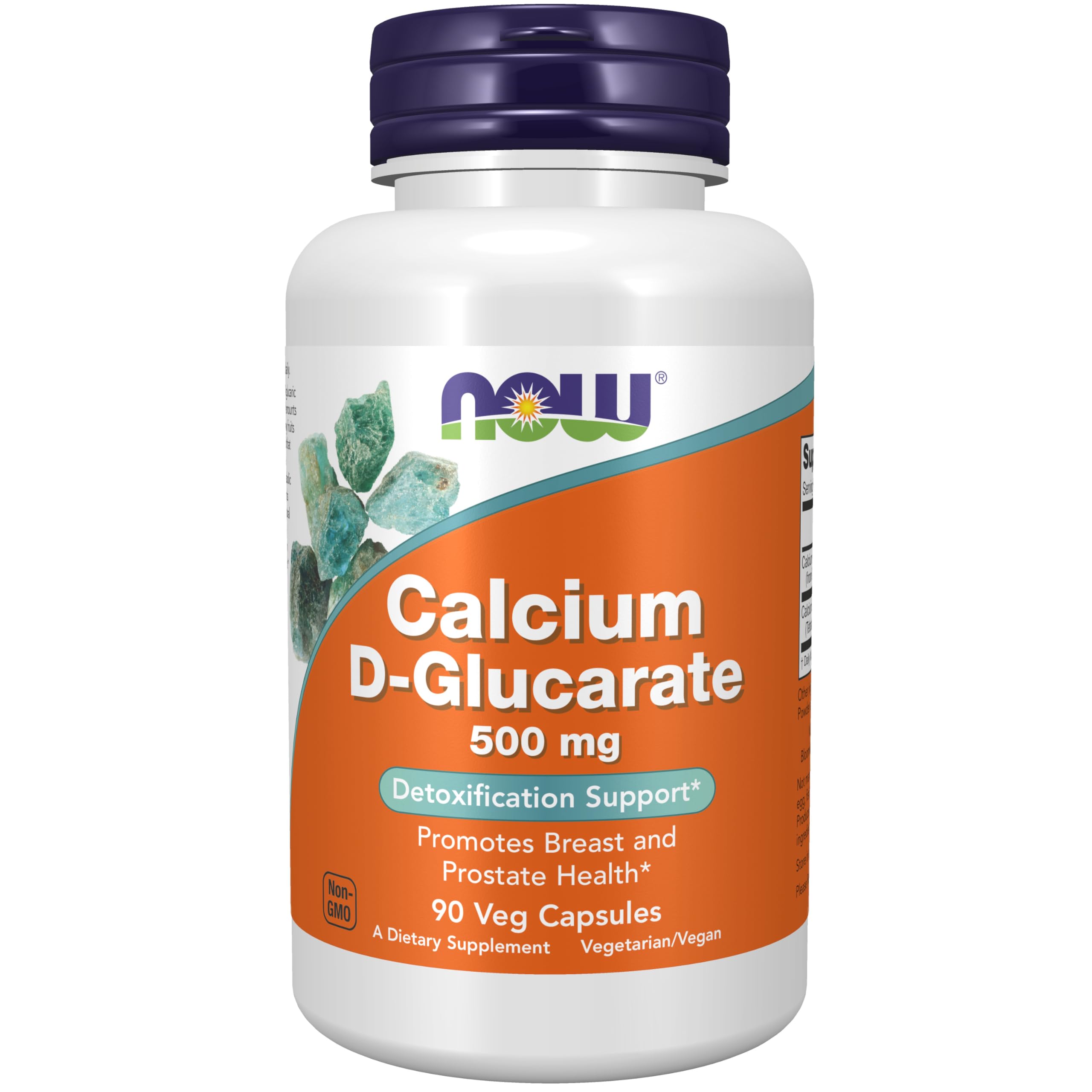 NOW Foods Calcium D-Glucarate 500 mg Detox Support

