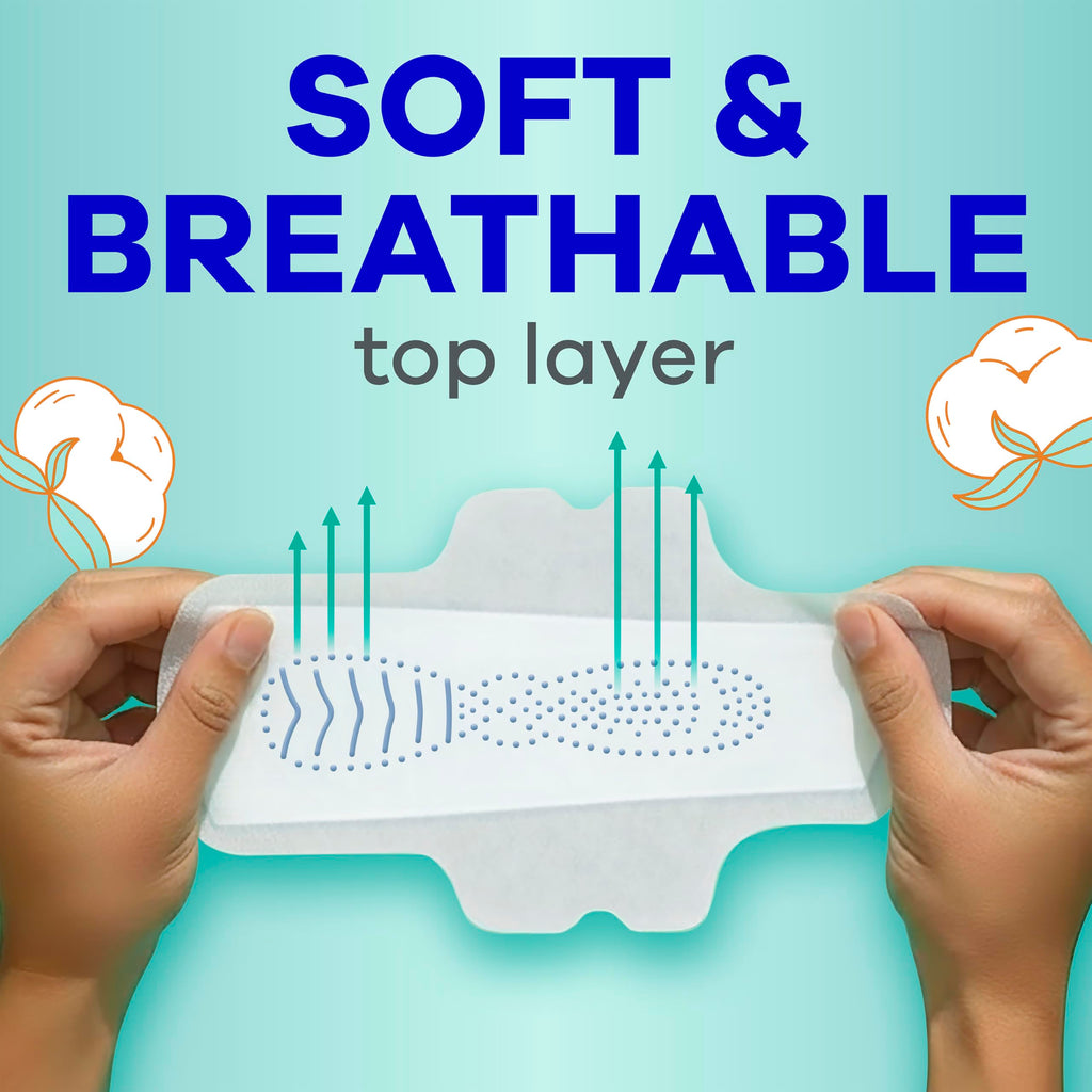 Always Pure Cotton Feminine Pads | Skin-Friendly Protection

