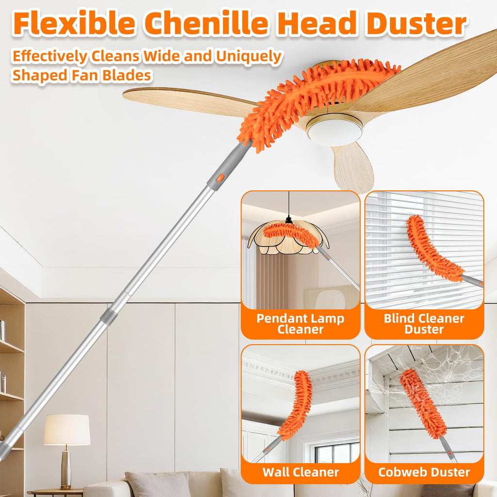 Ceiling Fan Cleaner Duster Kit | Multi-Functional Cleaning Set

