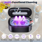 Ultrasonic Jewelry Cleaner 48KHz 30W Dual Modes 150ml


