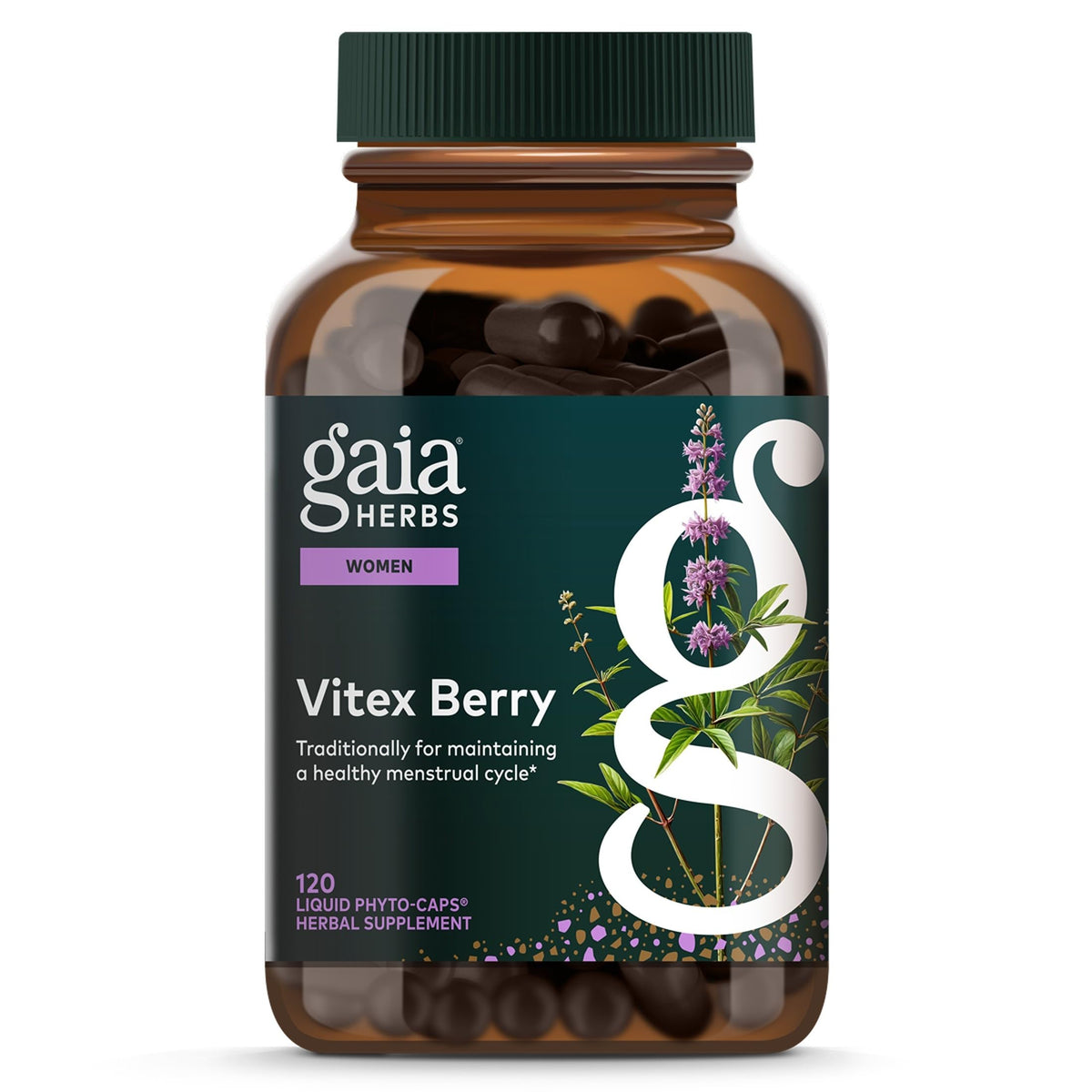 Gaia Herbs Vitex Berry Chaste Tree Herbal Supplement