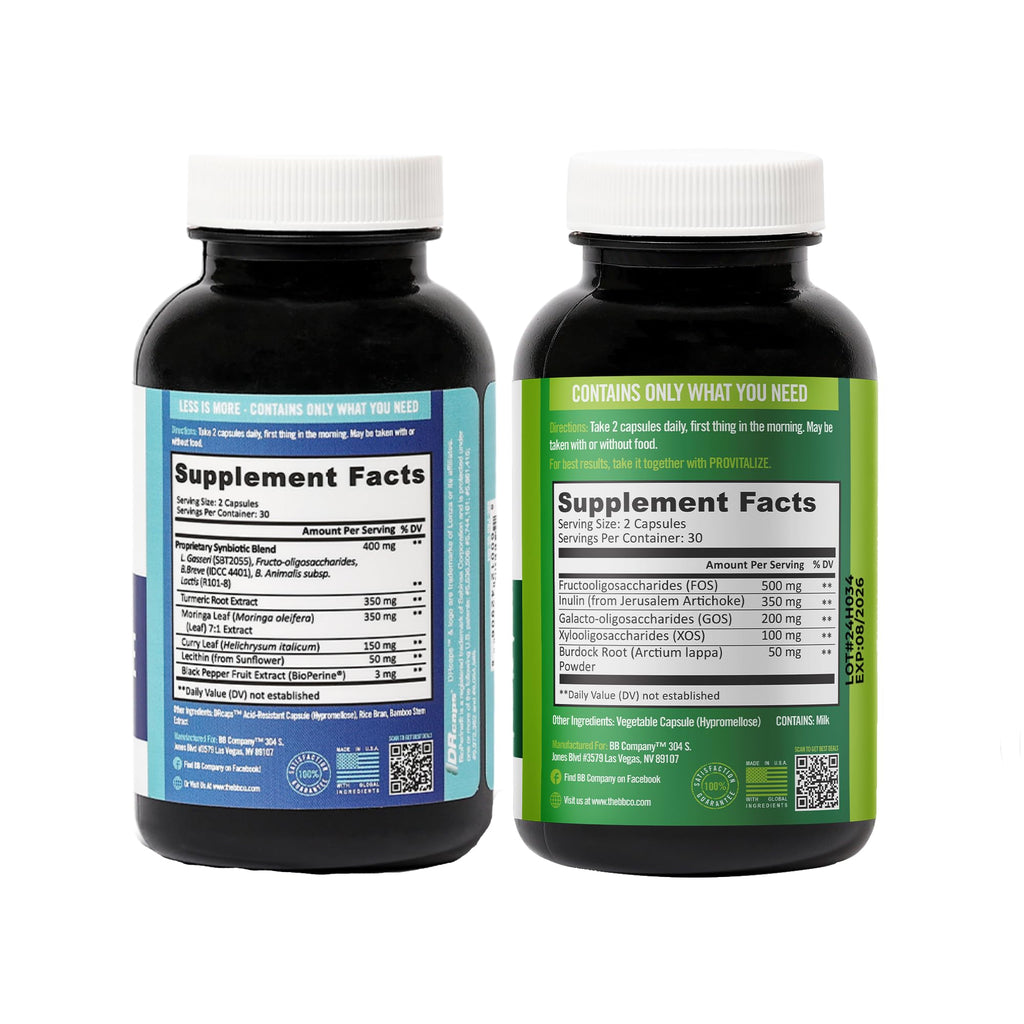 BB Company Probiotic & Prebiotic Digestive Health Bundle

