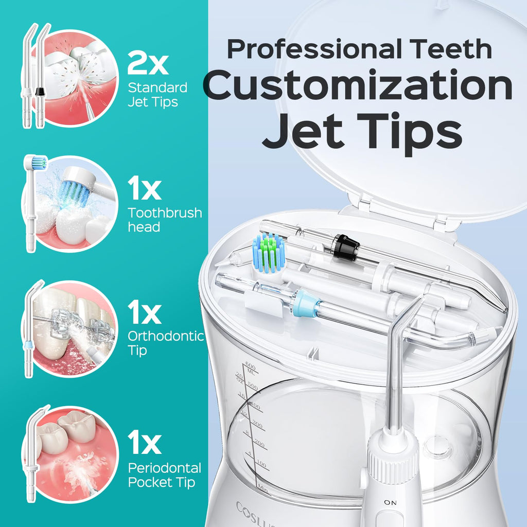 COSLUS E1 Electric Water Flosser for Teeth | Home-Use


