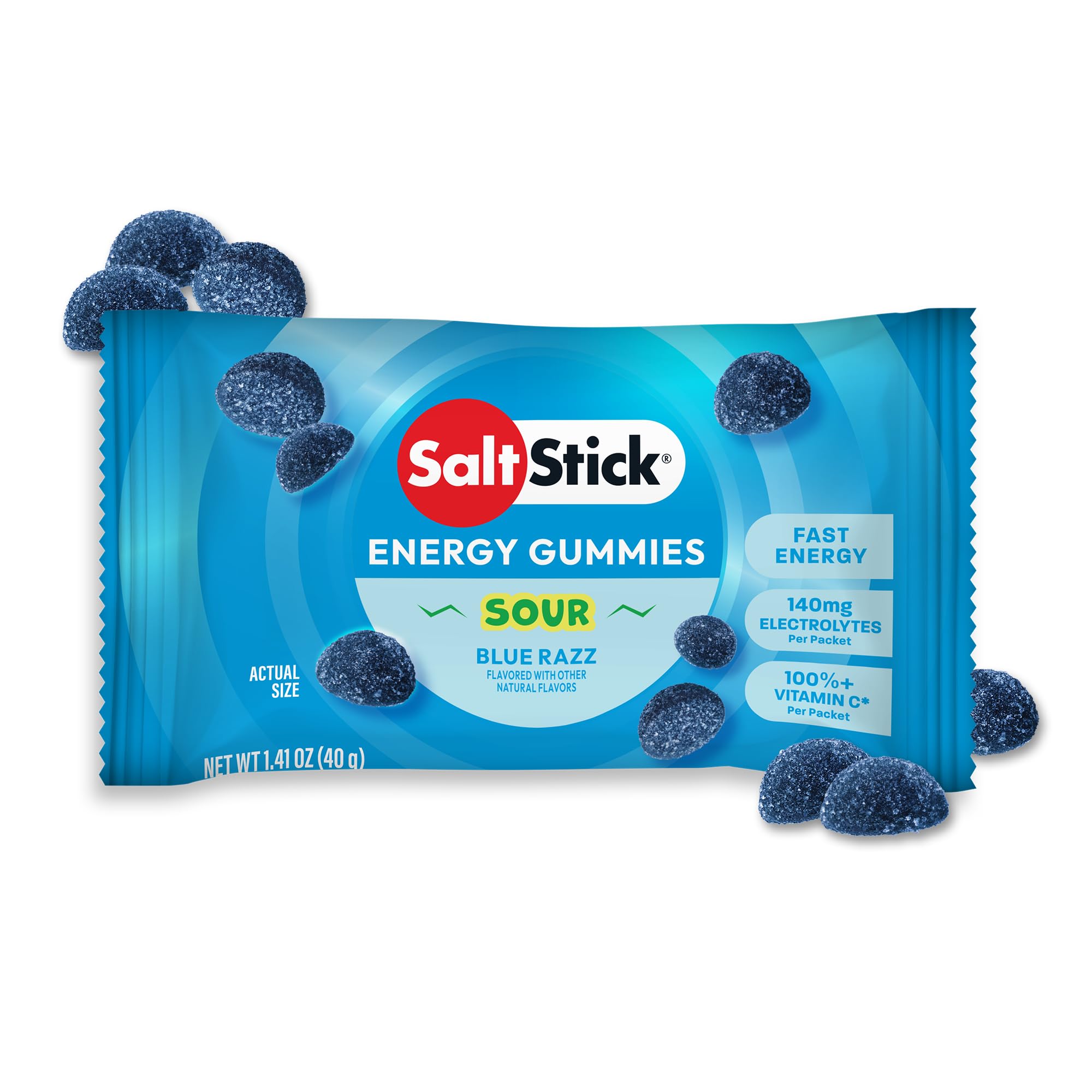 SaltStick Energy Gummies with Electrolytes - Caffeine Free