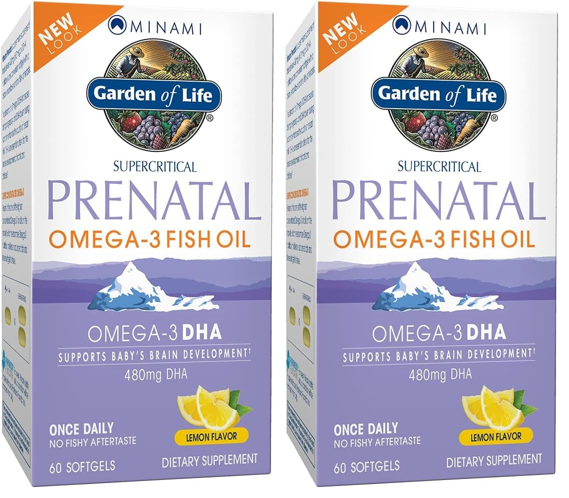 Garden of Life Minami Prenatal Omega-3 DHA Fish Oil – Lemon
