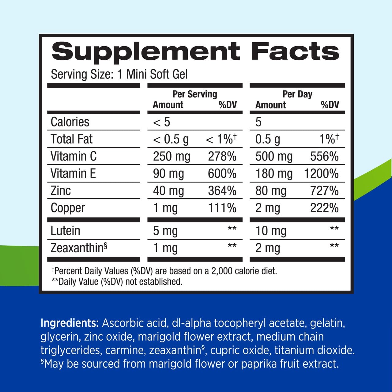 PreserVision AREDS 2 Eye Vitamins - Lutein Zeaxanthin Formula

