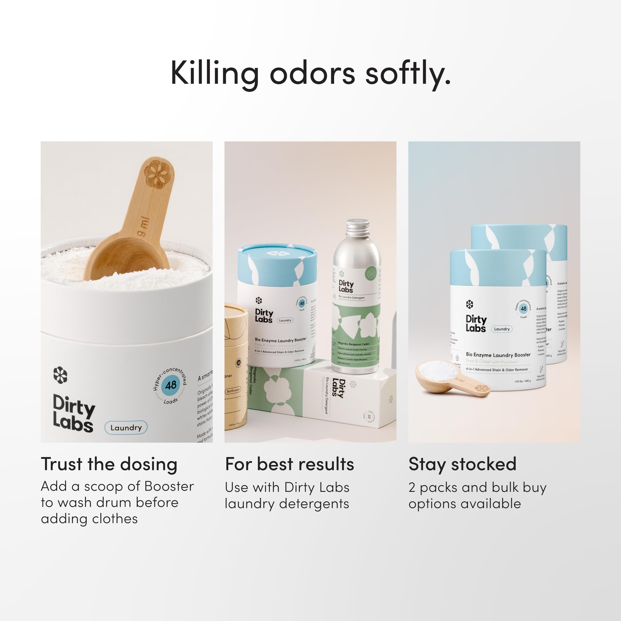 Dirty Labs Bio Enzyme Laundry Booster | Scent Free


