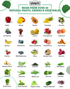 VIDAVITE Super Greens Gummies All-in-One Fruits & Veggies

