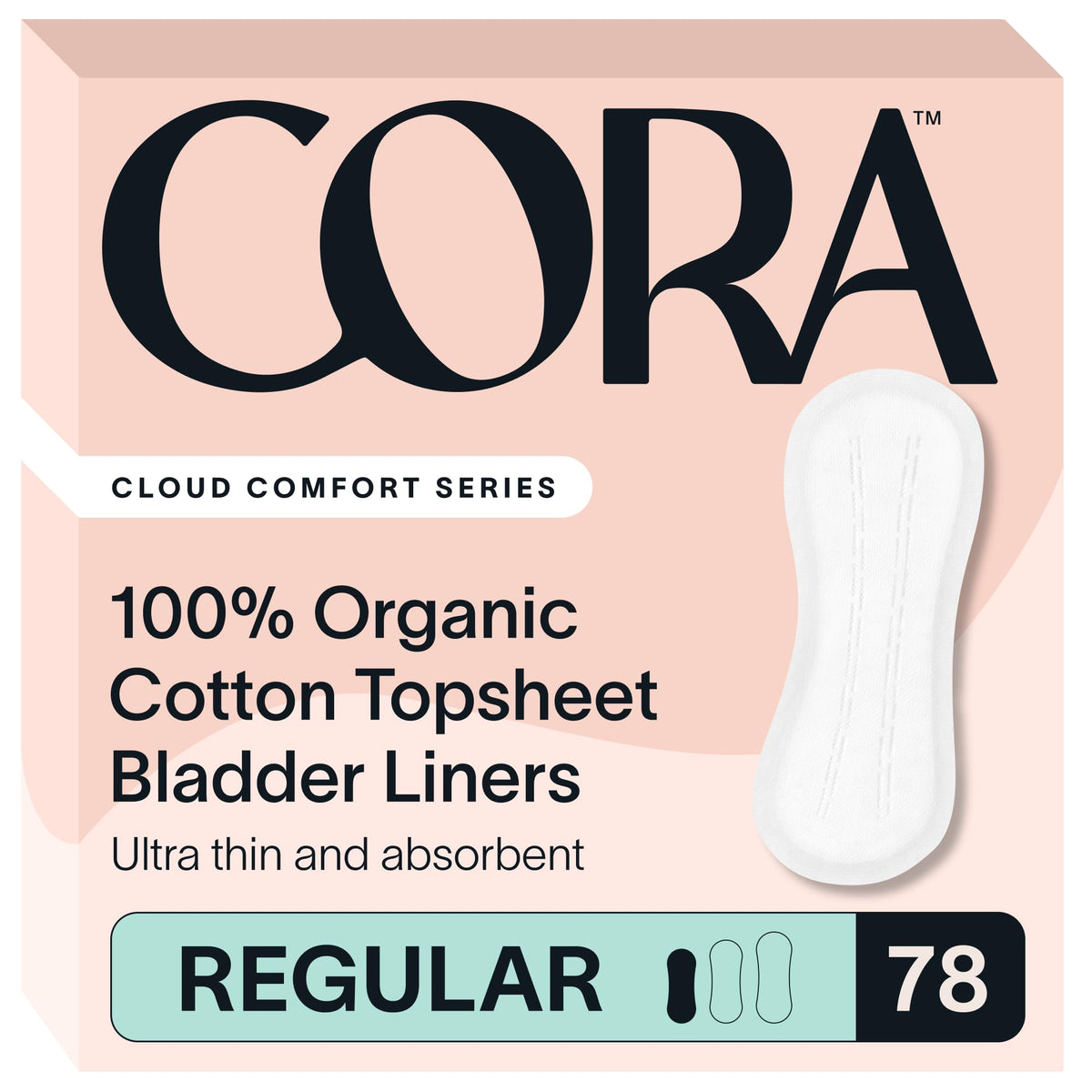 Cora 100% Organic Cotton Topsheet Bladder Liners