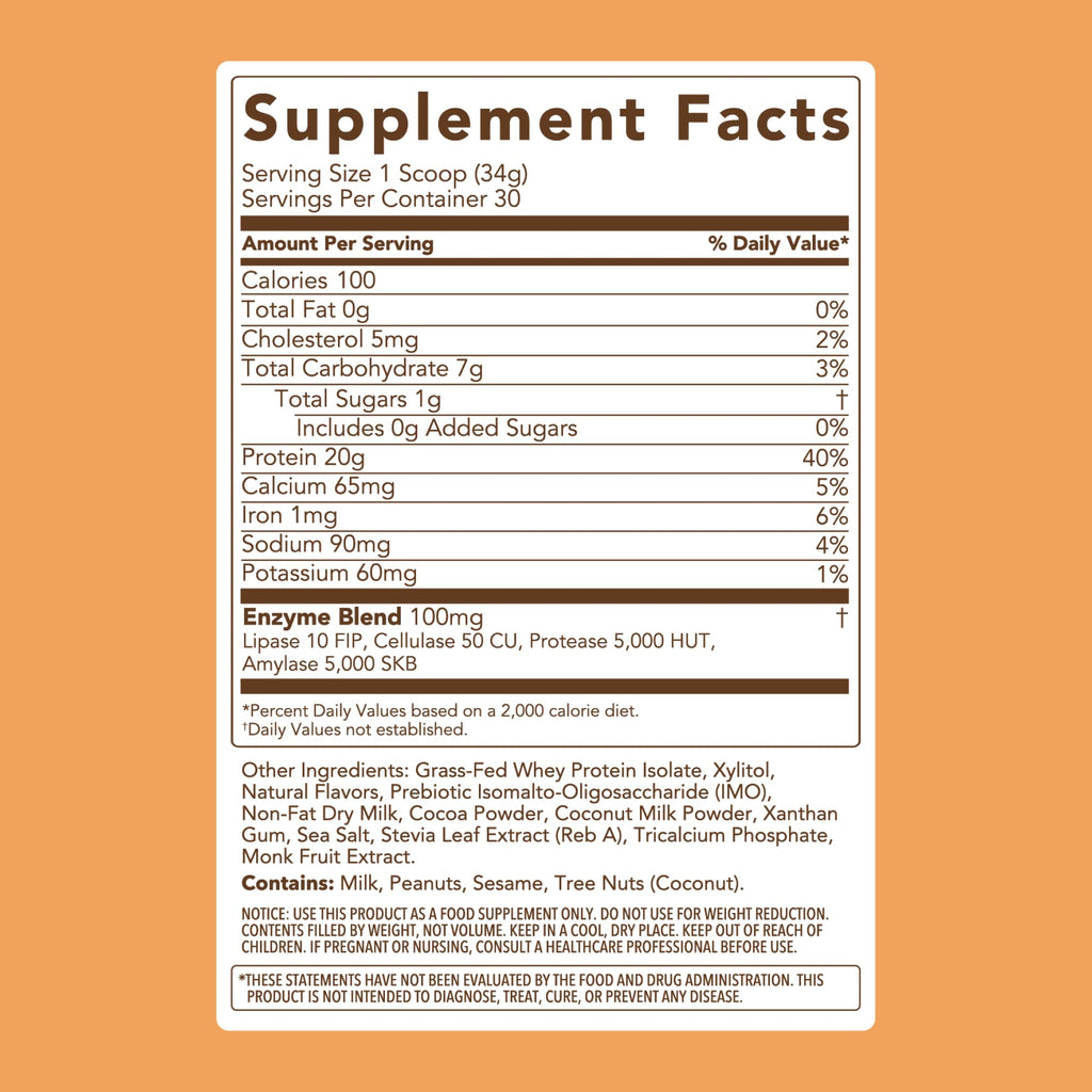 Clean Simple Eats Whey Isolate Protein Powder

