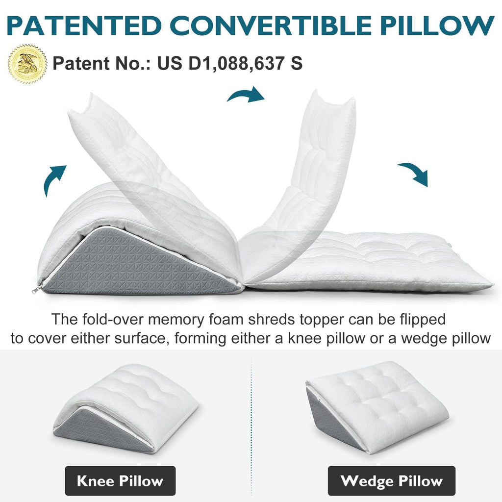 Shinnwa Knee Wedge Pillow Memory Foam

