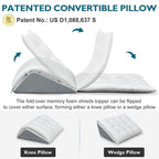 Shinnwa Knee Wedge Pillow Memory Foam

