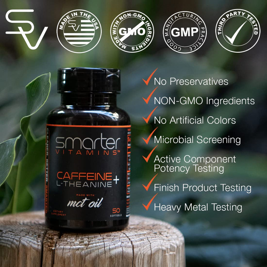 SmarterVitamins Energy & Focus Dietary Supplement

