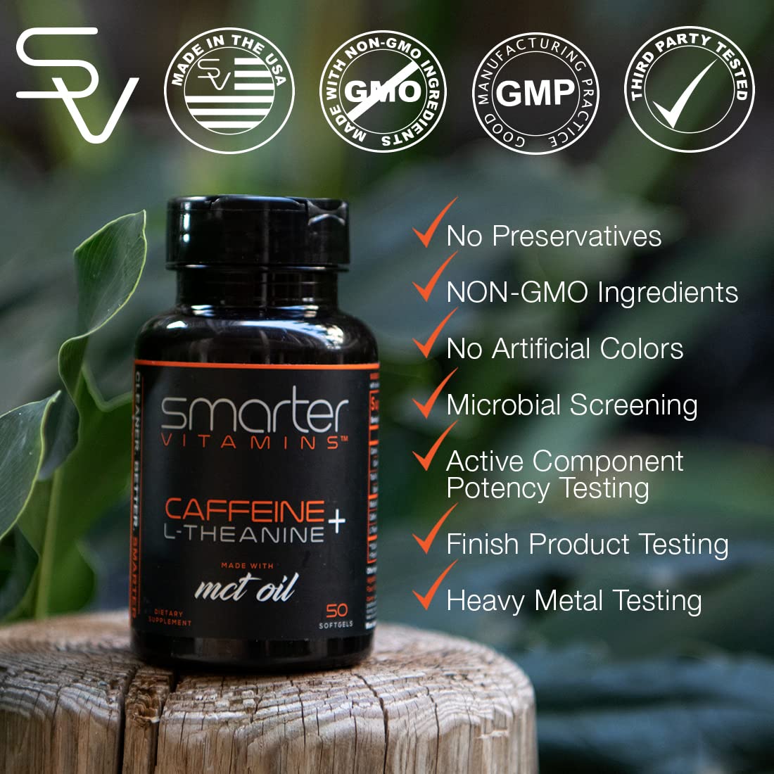 SmarterVitamins Energy & Focus Dietary Supplement


