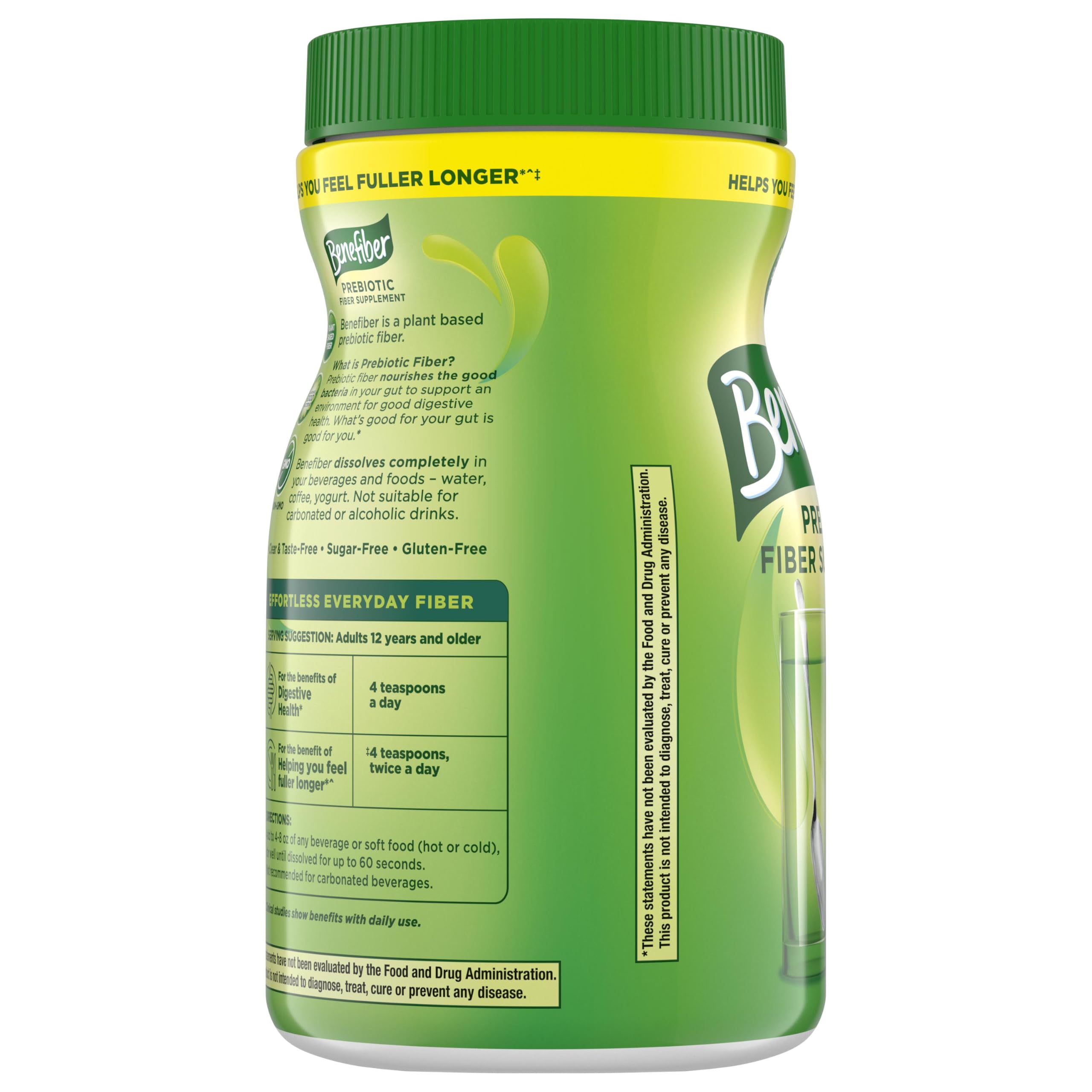 Benefiber Prebiotic Fiber Powder for Digestive Health

