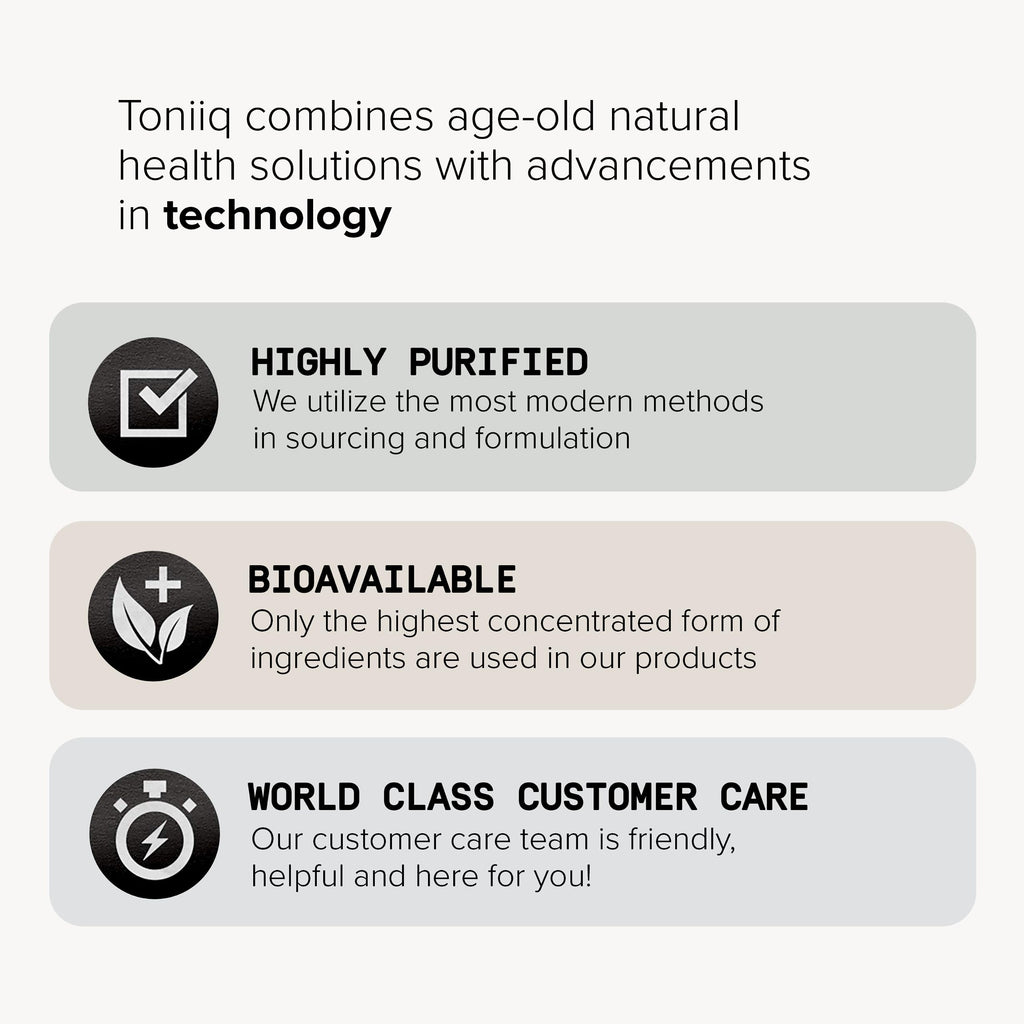 Toniiq NAC Supplement 1300mg | 98% Purity

