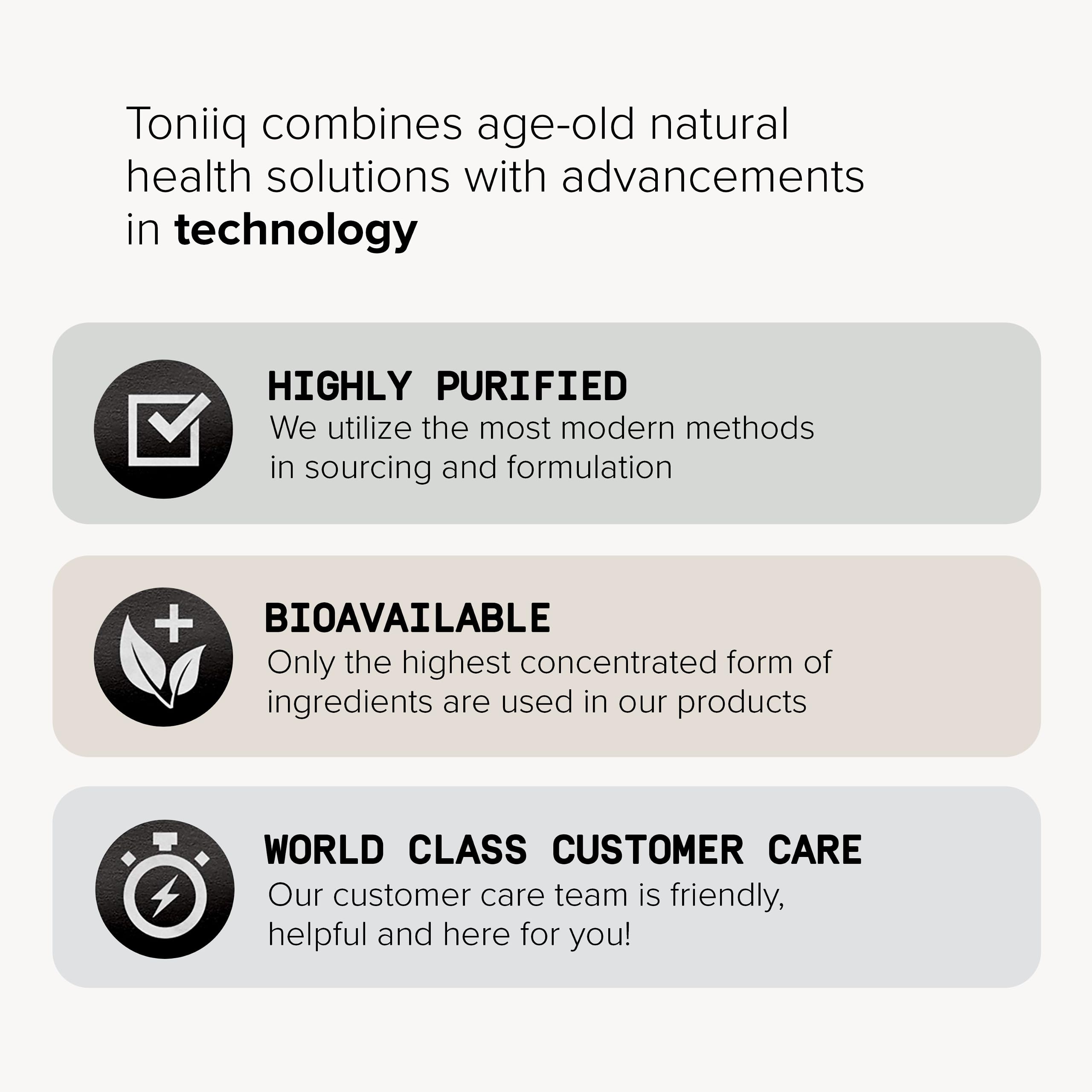 Toniiq NAC Supplement 1300mg | 98% Purity

