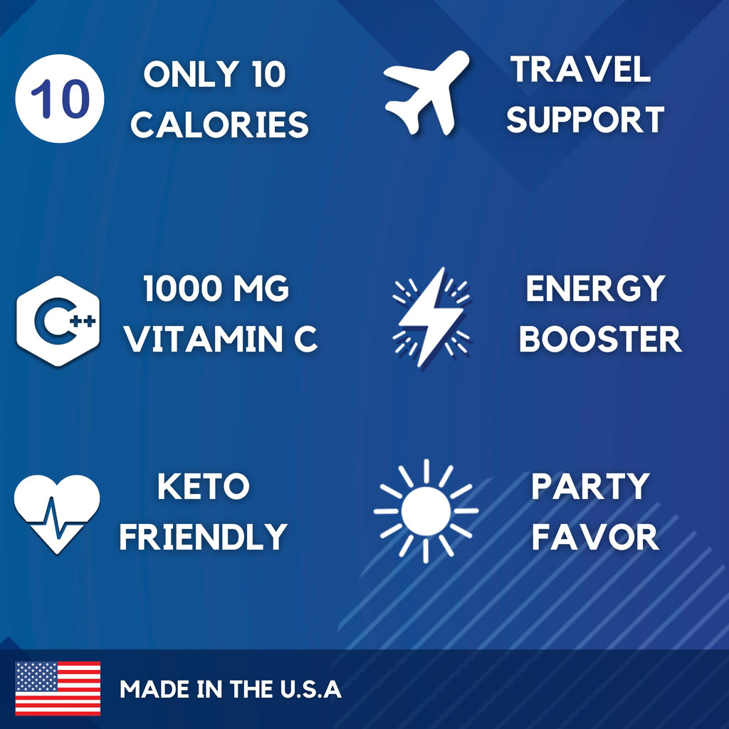 HydroMATE Electrolyte Drink Mix – Vitamin C & Caffeine

