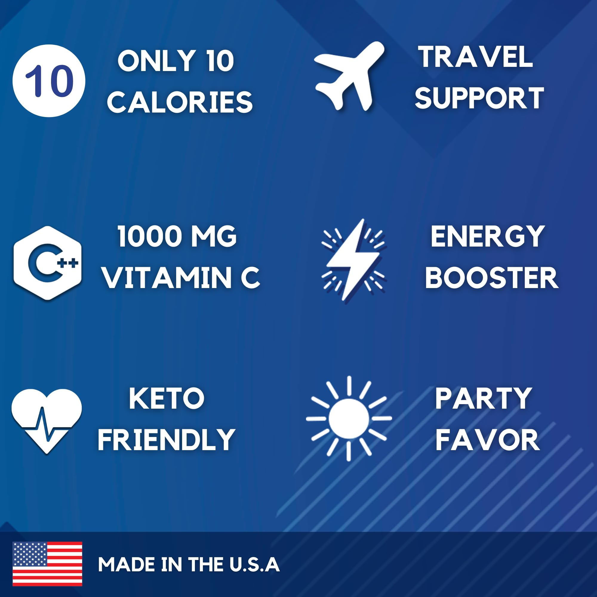 HydroMATE Electrolyte Drink Mix – Vitamin C & Caffeine


