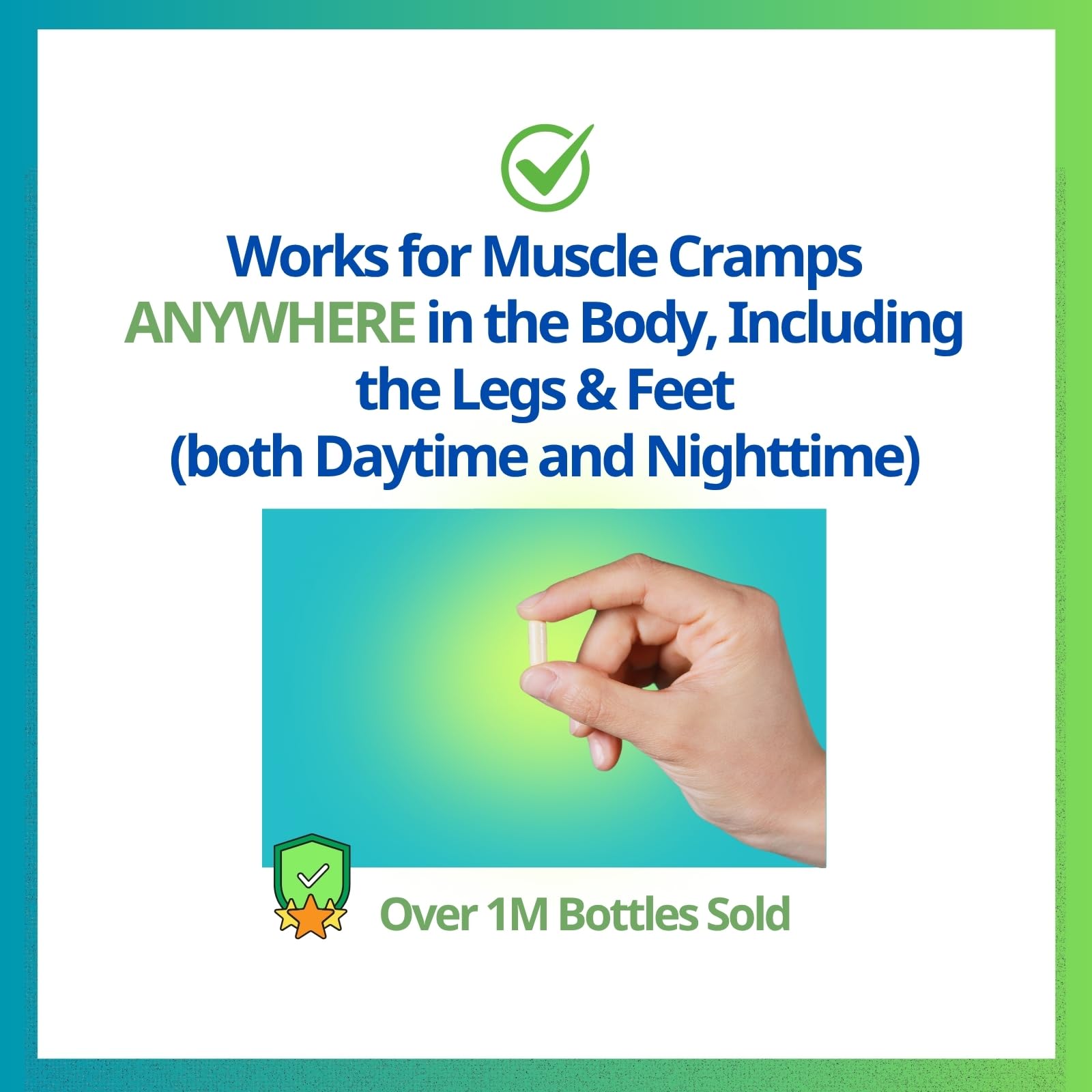 Cramp Defense Leg Cramps Magnesium Capsules for Absorption

