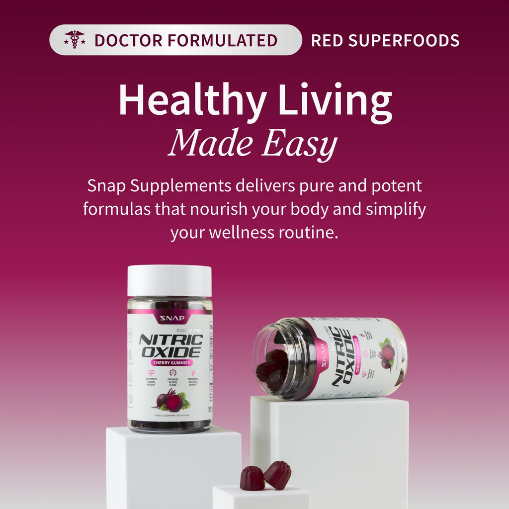 Snap NO Gummies Beet Root 300mg | Sugar Free

