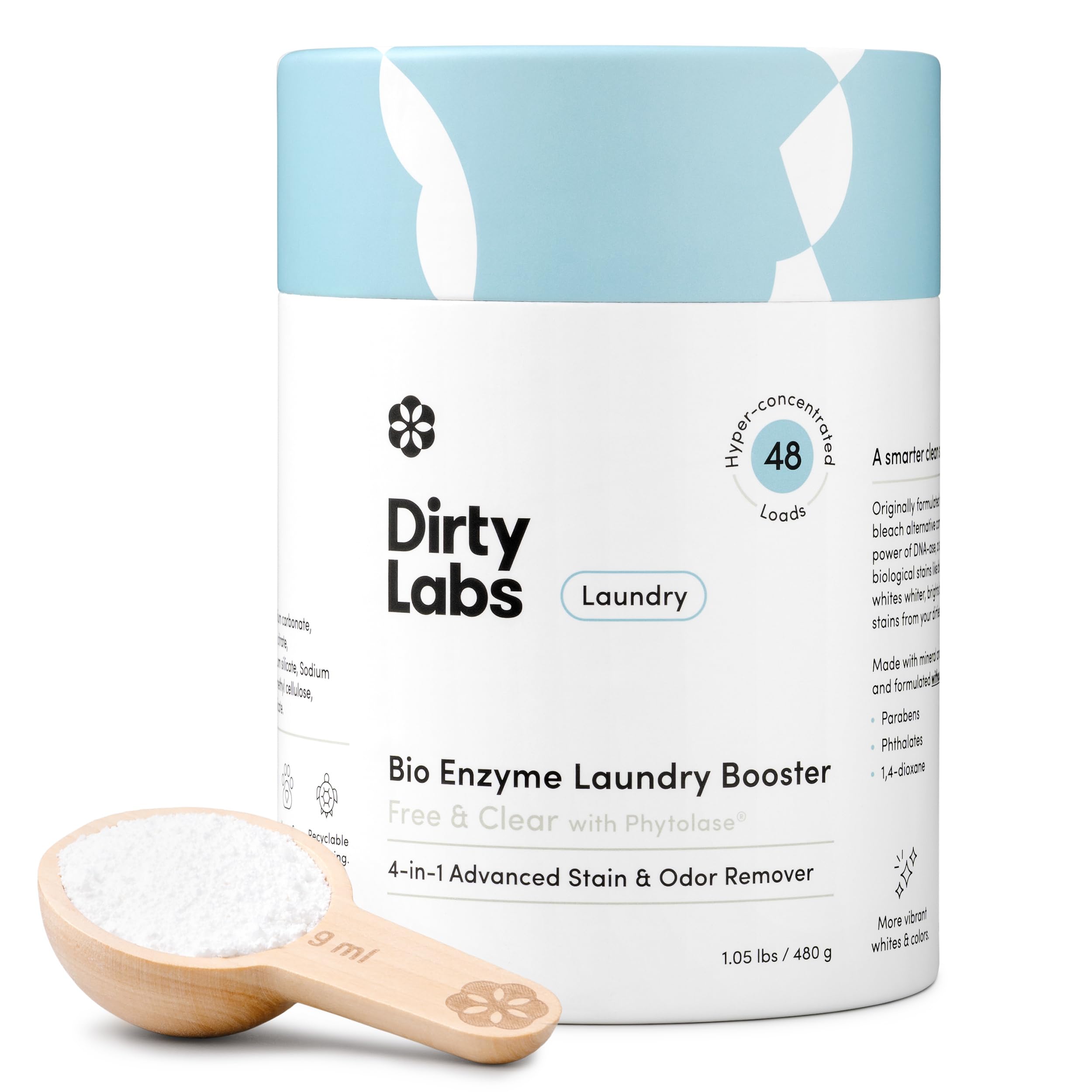 Dirty Labs Scent Free Bio Enzyme Laundry Booster