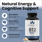 Vitamin B12 Methylcobalamin 1000 mcg - Luma Nutrition Energy

