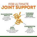 Turmeric Curcumin Capsules with Glucosamine, Ginger & MSM

