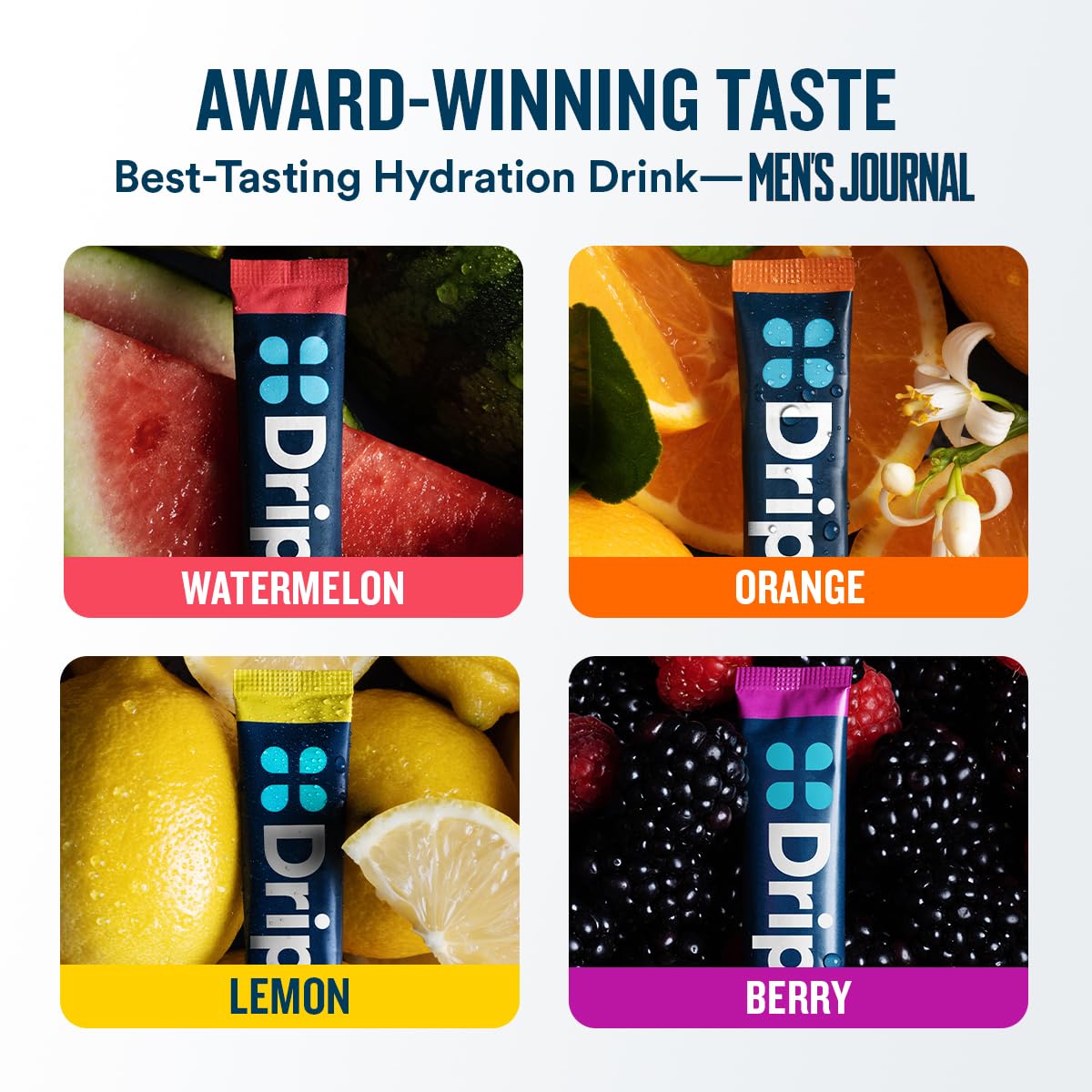 DripDrop Hydration Packets - Electrolyte Powder Drink Mix

