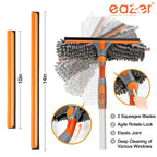 Window Cleaning Tool by Eazer 2-in-1 Rotatable Extension Pole

