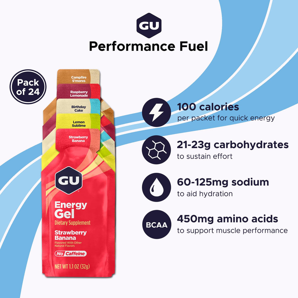 GU Energy Gel Original Caffeine-Free Mix

