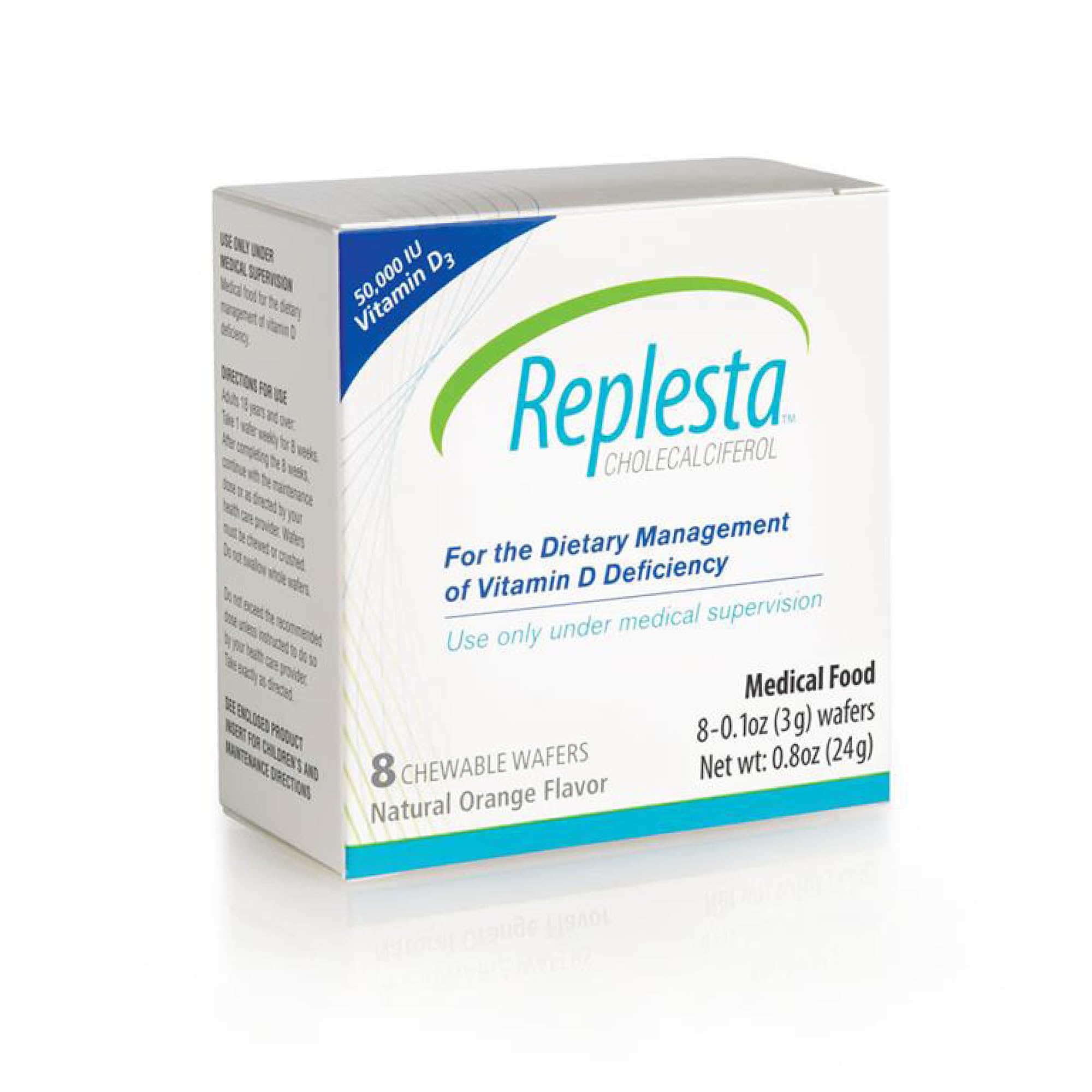 Replesta Vitamin D3 50,000 IU Chewable Wafer

