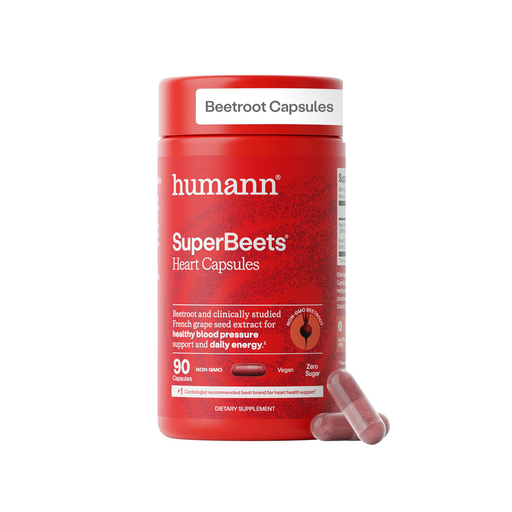 Humann SuperBeets Beet Root Capsules 1000mg

