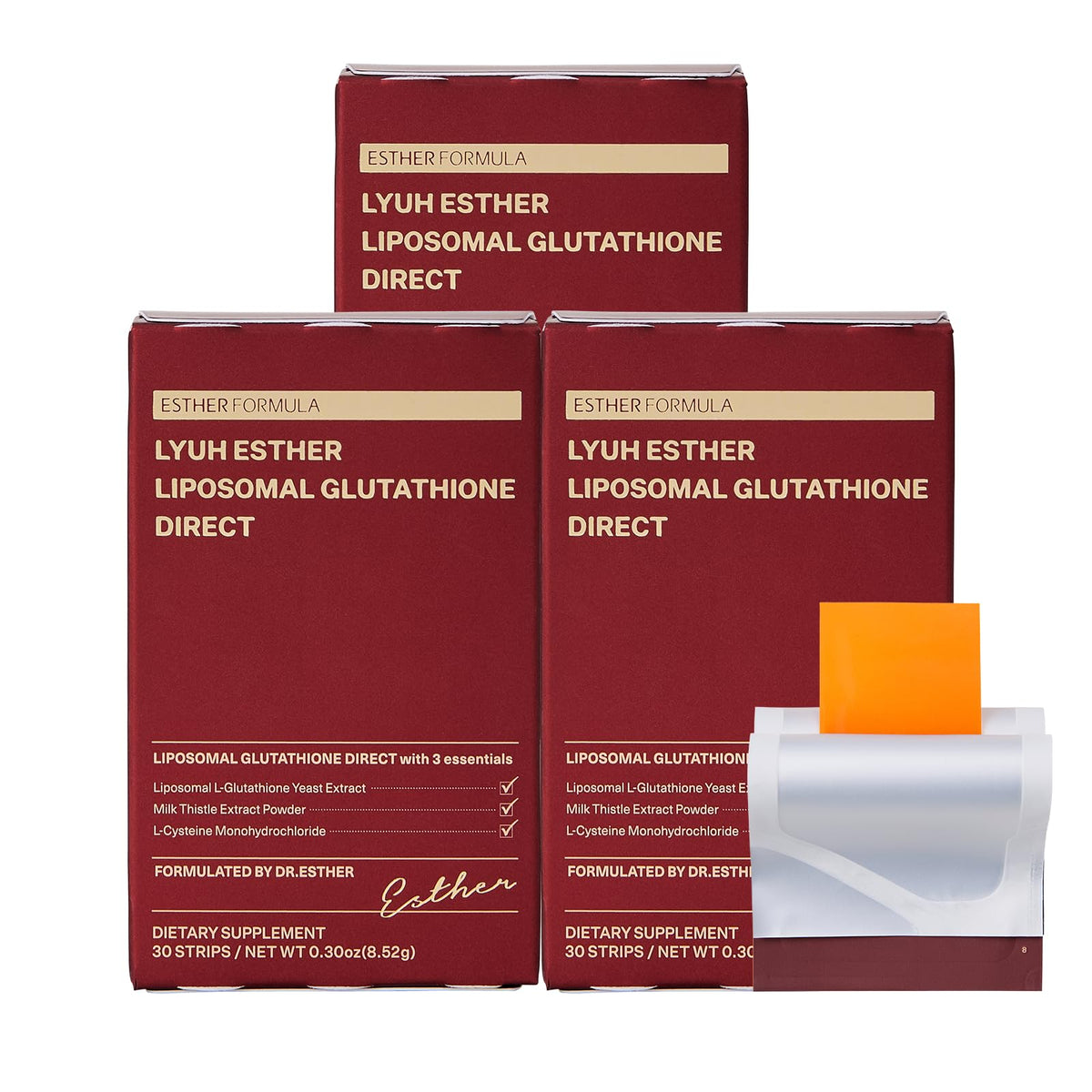 ESTHER FORMULA Liposomal Glutathione Strips by Glutathione Direct - Dietary Supplement