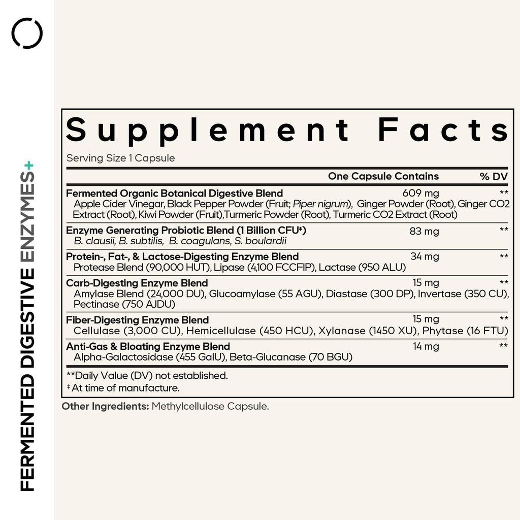 Codeage Fermented Digestive Enzymes with Probiotics

