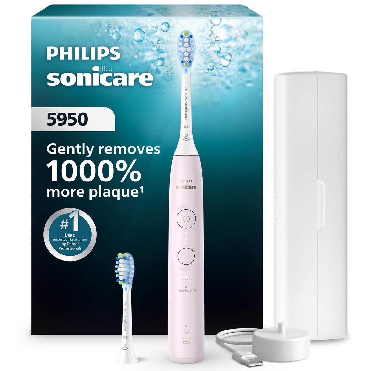Philips Sonicare 5950 Series Electric Toothbrush with Pressure Sensor