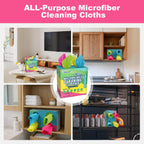 UNIMADE Microfiber Cleaning Cloths - Lint-Free

