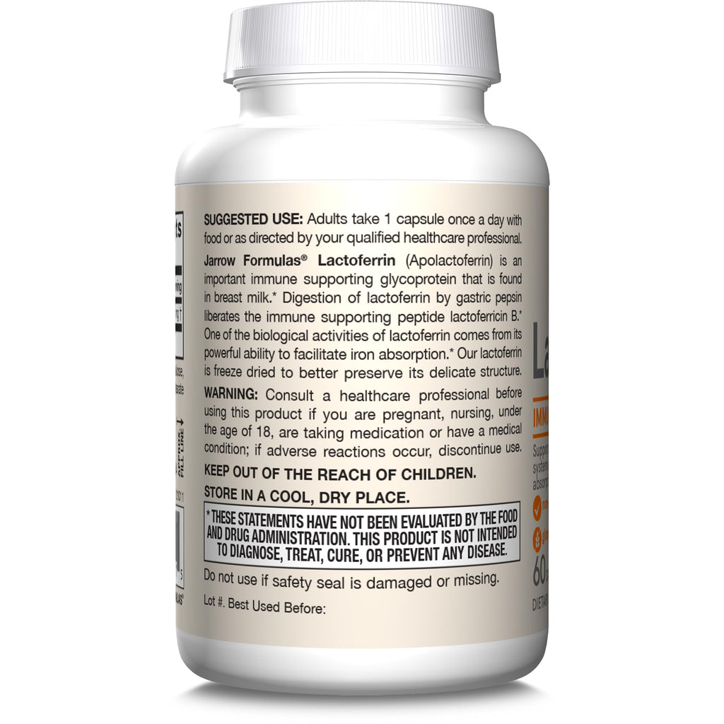 Jarrow Formulas Lactoferrin 250 mg Immune Support


