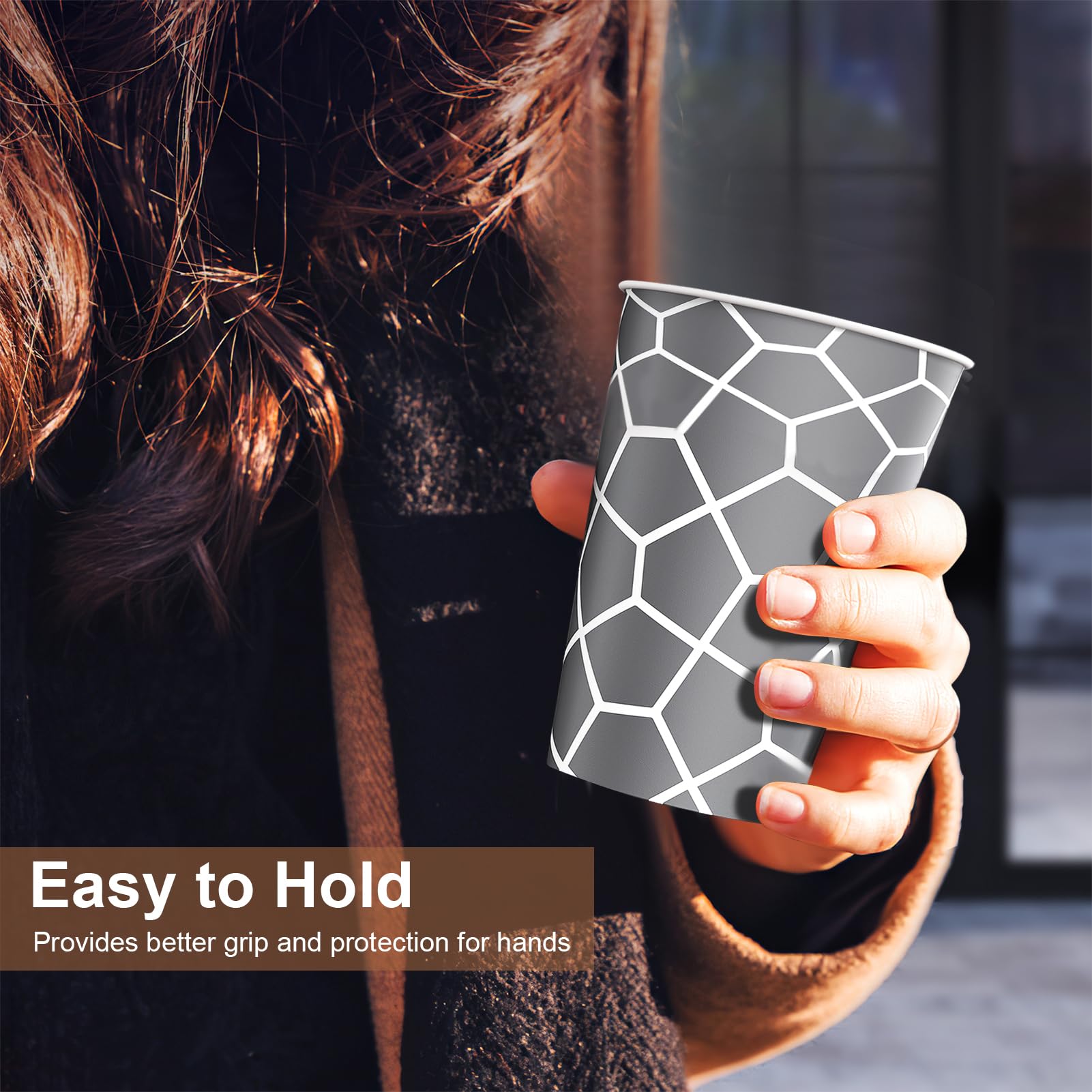Huifany Paper Coffee Cups – Insulated Disposable Cups

